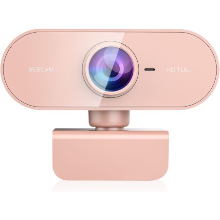 Webcam 1080P,Full HD Camera PC Grand Angle 90 °avec Microphone Antibruit,Caméra USB Plug Play pour Ordinateur Bureau Portable Ma