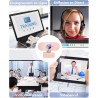 Webcam 1080P,Full HD Camera PC Grand Angle 90 °avec Microphone Antibruit,Caméra USB Plug Play pour Ordinateur Bureau Portable Ma
