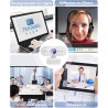 Webcam 1080P,Full HD Camera PC Grand Angle 90 °avec Microphone Antibruit,Caméra USB Plug Play pour Ordinateur Bureau Portable Ma