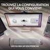 Logitech mx brio webcam de collaboration et streaming 4k ultra hd, 1080p à 60 ips, 2 micros avec réduction de bruit, show mode, 