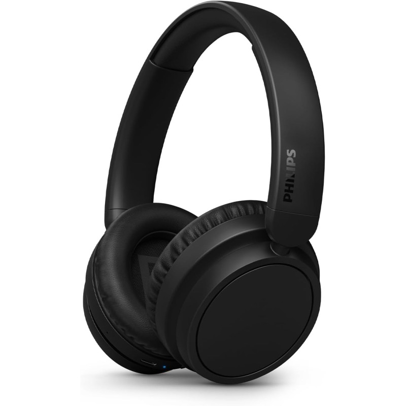 Philips tah5209bk/00 casque sans fil supra-aural bleutooth, isolation phonique passive, 65 heures d’autonomie, son naturel, appe