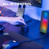 Trust Gaming GXT 611 Wezz Enceinte PC Gamer 2.0, Éclairage LED RGB, 12 W (6 W RMS), Alimentation USB, Connexion 3,5 mm, Contrôle
