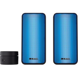 Trust Gaming GXT 611 Wezz Enceinte PC Gamer 2.0, Éclairage LED RGB, 12 W (6 W RMS), Alimentation USB, Connexion 3,5 mm, Contrôle