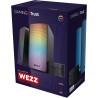 Trust Gaming GXT 611 Wezz Enceinte PC Gamer 2.0, Éclairage LED RGB, 12 W (6 W RMS), Alimentation USB, Connexion 3,5 mm, Contrôle