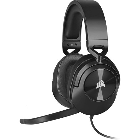 Corsair HS55 Surround Casque de Jeu Filaire Multiplateforme Léger - Son Surround Dolby 7.1 - Compatible iCUE - PC, Mac, PS5, PS4
