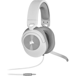 CORSAIR HS55 STEREO Casque Gaming Filaire Léger – Microphone omnidirectionnel, Haut-Parleurs en Néodyme, Compatible iCUE – PC, M