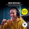 Corsair hs55 wireless core casque gaming - connectivité sans fil 2,4 ghz, jusqu’à 15m bleutooth, tempest 3d audiotech sur ps5, m