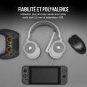 Corsair HS55 Surround Casque de Jeu Filaire Multiplateforme Léger - Son Surround Dolby 7.1 - Compatible iCUE - PC, Mac, PS5, PS4