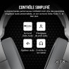 Corsair HS55 Surround Casque de Jeu Filaire Multiplateforme Léger - Son Surround Dolby 7.1 - Compatible iCUE - PC, Mac, PS5, PS4