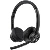 Tecknet casque bleutooth sans fil avec micro, casque sans fil pc, casque ordinateur avec micro rechargeable pour les chauffeurs 
