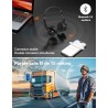 Tecknet casque bleutooth sans fil avec micro, casque sans fil pc, casque ordinateur avec micro rechargeable pour les chauffeurs 