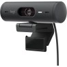Logitech Brio 500 Webcam Streaming HD avec Expo Auto, Mode ’Show’, Deux Micros à Réduction de Bruit, Clapet Confidentiel, Compat