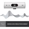 Logitech Brio 500 Webcam Streaming HD avec Expo Auto, Mode ’Show’, Deux Micros à Réduction de Bruit, Clapet Webcam Confidentiel,