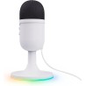 Trust Gaming GXTW 236 Yami Micro Blanc à Condensateur, Microphone USB pour Le Streaming, Twitch, Youtube, Podcast, Jeux PS5, PS4