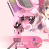 FIFINE USB Microphone Gaming, RGB Condensateur Microphone pour PC PS5, avec Bouton de Silence, Fixation Antichoc, Support Trépie