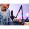 Trust Gaming GXT 253 Emita Bras Micro Réglable Articulé, Perche avec Rotation à 360 Degrés, Pied Micro, Monture Anti-vibrations,