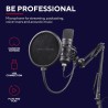 Trust Gaming GXT 252+ Emita Plus Bras Micro PC Cardioïde, Filtre Anti-Pop - Microphone USB pour Podcast, Streaming - Perche Micr