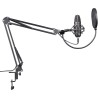 Trust Gaming GXT 252+ Emita Plus Bras Micro PC Cardioïde, Filtre Anti-Pop - Microphone USB pour Podcast, Streaming - Perche Micr