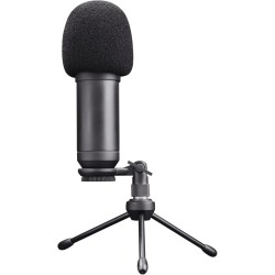 Trust Gaming GXT 252+ Emita Plus Bras Micro PC Cardioïde, Filtre Anti-Pop - Microphone USB pour Podcast, Streaming - Perche Micr