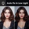 W4DS 2K Webcam avec Deux Microphone, Autofocus, Réduction du Bruit, 78°View, Correction de la Lumière, Plug&Play, pour Youtube/F