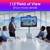 V20 UHD 4K Webcam avec Microphone et Haut - parleurs, 4K/25IPS, AI Autofocus, Télécommand, Correction de la Lumière, 112°View, V
