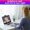 V20 UHD 4K Webcam avec Microphone et Haut - parleurs, 4K/25IPS, AI Autofocus, Télécommand, Correction de la Lumière, 112°View, V