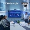 V21 4K Webcam avec Haut Microphone et Haut - parleurs, Réduction du Bruit, Autofocus, Télécommand, 112° View, Correction de la L