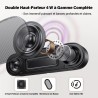 Zetiy haut-parleur d'ordinateur, usb enceintes pour pc mini barre de son portatifs stéréo enceintes de bureau pour laptop bureau