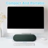 Zetiy haut-parleur d'ordinateur, usb enceintes pour pc mini barre de son portatifs stéréo enceintes de bureau pour laptop bureau