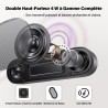Zetiy haut-parleur d'ordinateur, usb enceintes pour pc mini barre de son portatifs stéréo enceintes de bureau pour laptop bureau