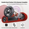 Zetiy haut-parleur d'ordinateur, usb enceintes pour pc mini barre de son portatifs stéréo enceintes de bureau pour laptop bureau