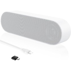 Zetiy haut-parleur d'ordinateur, usb enceintes pour pc mini barre de son portatifs stéréo enceintes de bureau pour laptop bureau