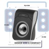 APM Enceintes Filaires USB 2.0, Duo Haut-Parleurs PC Ordinateur, Son Clair et de Qualité, Autoalimentées Via Câble USB, Volume R