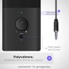 APM Enceintes Filaires USB 2.0, Duo Haut-Parleurs PC Ordinateur, Son Clair et de Qualité, Autoalimentées Via Câble USB, Volume R