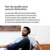 Belkin soundform adapt casque bleutooth sans fil avec micro, connexion multipoint, autonomie 65h, enc, bleutooth ou câble, casqu