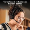 Jabra evolve 65 te casque stéréo bleutooth sans fil (3e édition 2025), micro antibruit, connexion double appareil, batterie 16h,