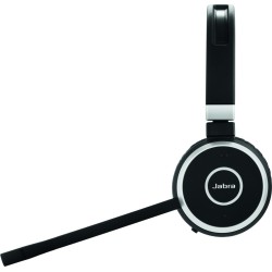Jabra evolve 65 se - micro-casque mono bleutooth sans fil - micro à réduction de bruit, haute autonomie et base de chargement - 