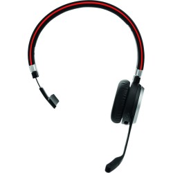 Jabra evolve 65 se - micro-casque mono bleutooth sans fil - micro à réduction de bruit, haute autonomie et base de chargement - 