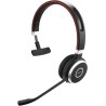 Jabra evolve 65 mono casque supra-auriculaire sans fil - casque certifié microsoft avec batterie longue durée - adaptateur bleut
