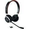 Jabra evolve 65 se - micro-casque mono bleutooth sans fil - micro à réduction de bruit, haute autonomie et base de chargement - 