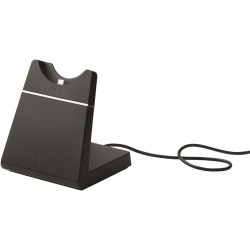 Jabra evolve 65 se - micro-casque mono bleutooth sans fil - micro à réduction de bruit, haute autonomie et base de chargement - 