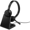 Jabra Evolve 65 Te (Third Edition) - Casque stéréo sans Fil certifié pour Les Communications unifiées, Batterie 12 Heures, USB-A