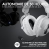 Logitech g pro x 2 lightspeed casque audio, micro-casque détachable, enceinte graphène 50 mm, dts:x, 2.0-7.1 surround, bleutooth