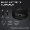 Logitech g pro x 2 lightspeed casque audio bleutooth, micro-casque détachable, enceinte graphène 50 mm, dts:x casque 2.0—7.1 sur