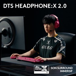 Logitech g pro x 2 lightspeed casque audio bleutooth, micro-casque détachable, enceinte graphène 50 mm, dts:x casque 2.0—7.1 sur
