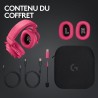 Logitech g pro x 2 lightspeed casque audio bleutooth, micro-casque détachable, enceinte graphène 50 mm, dts:x casque 2.0—7.1 sur
