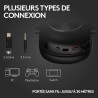 Logitech g pro x 2 lightspeed casque audio bleutooth, micro-casque détachable, enceinte graphène 50 mm, dts:x casque 2.0—7.1 sur