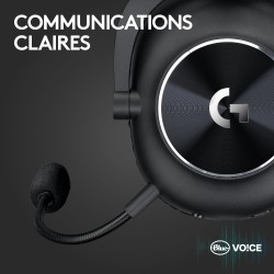 Logitech g pro x 2 lightspeed casque audio bleutooth, micro-casque détachable, enceinte graphène 50 mm, dts:x casque 2.0—7.1 sur