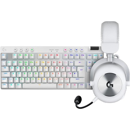 Logitech G PRO X TKL LIGHTSPEED clavier de jeu sans fil, ultra-portable, sans pavé numérique + G PRO X 2 LIGHTSPEED Casque audio