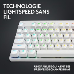 Logitech G PRO X TKL LIGHTSPEED clavier de jeu sans fil, ultra-portable, sans pavé numérique + G PRO X 2 LIGHTSPEED Casque audio
